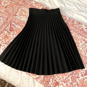 Vintage Spring Street Pleated Skirt